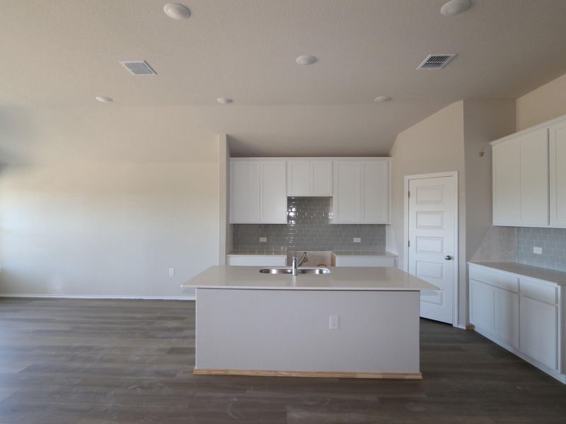 Furnished interior view inside a new home in Marble Creek Crossing, Austin (Image 5). Furnished interior view inside a new home in Marble Creek Crossing, Austin (Image 5).
