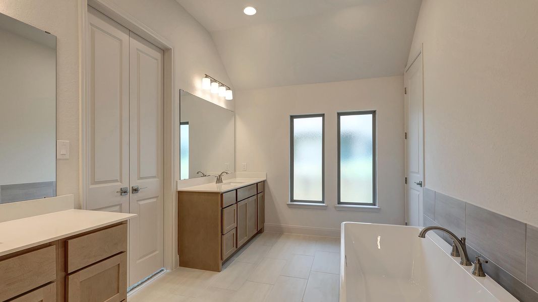 Furnished interior view inside a new home in Kallison Ranch, San Antonio (Image 8). Furnished interior view inside a new home in Kallison Ranch, San Antonio (Image 8).