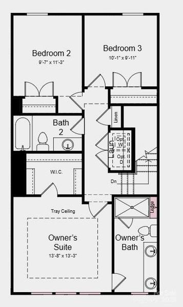 Additional Highlights Include: Gourmet Kitchen and Shower Ledge at Primary Bath.