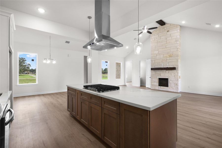 Furnished interior view inside a new home in , Angleton (Image 8).