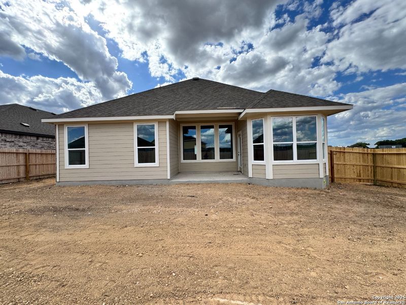 Exterior details and patio area of a home in Megan's Landing 50's, Castroville (Image 3). Exterior details and patio area of a home in Megan's Landing 50's, Castroville (Image 3).