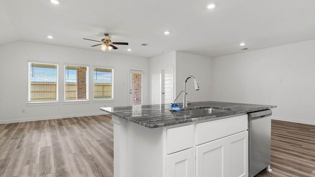 Representative furnished interior of a home built from the Justin by D.R. Horton in Lago Mar, Texas City (Image 7). Representative furnished interior of a home built from the Justin by D.R. Horton in Lago Mar, Texas City (Image 7).