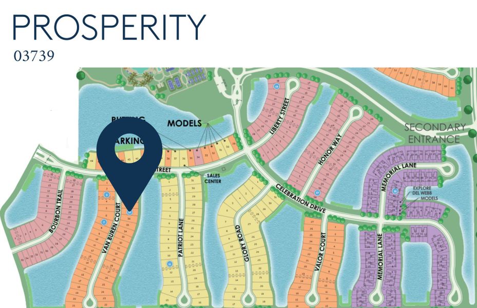 Location of this home within Del Webb Naples