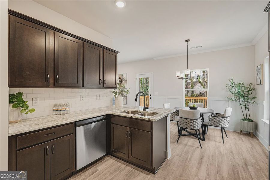Furnished interior view inside a new home in Canterbury Villas, Carrollton (Image 16).
