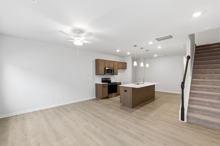 Furnished interior view inside a new home in Lakeview Village, Charlotte (Image 6).