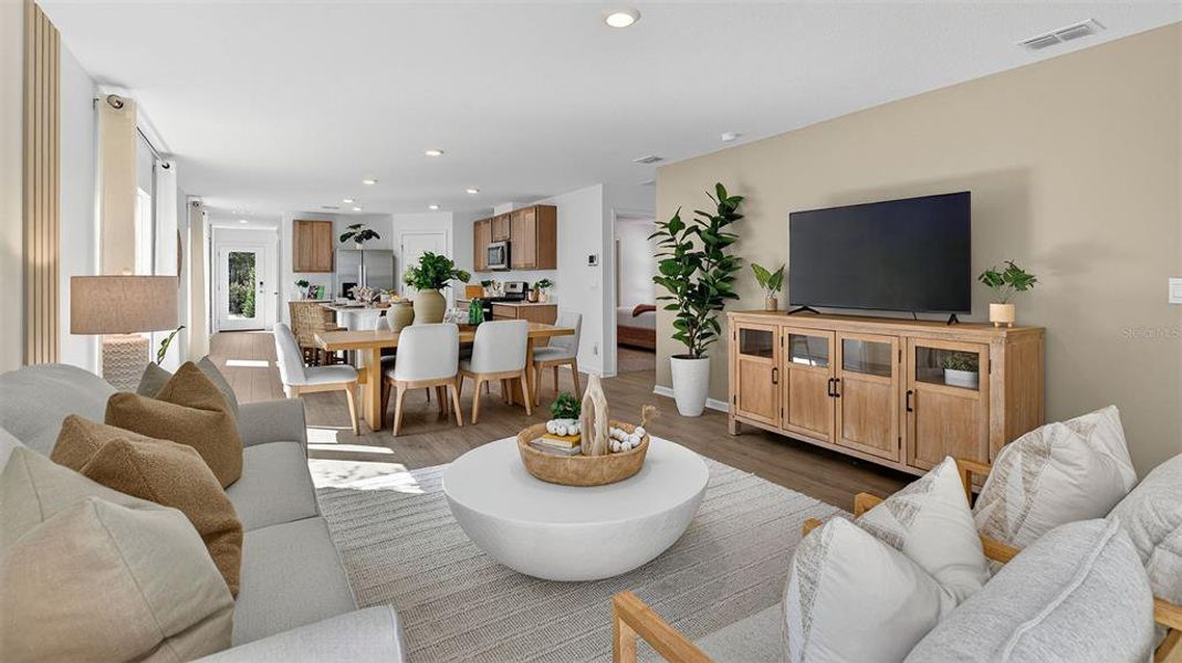 Furnished interior view inside a new home in Grand Reserve, Bunnell (Image 14). Furnished interior view inside a new home in Grand Reserve, Bunnell (Image 14).
