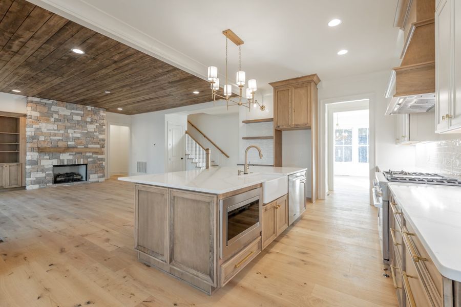 Representative furnished interior of a home built from the Summerbrook by Riverstone Construction, LLC in River Gorge Ranch, River Gorge Ranch (Image 11).