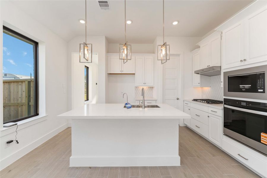 Furnished interior view inside a new home in Arabella on the Prairie, Richmond (Image 12). Furnished interior view inside a new home in Arabella on the Prairie, Richmond (Image 12).