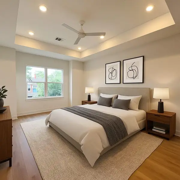 Furnished interior view inside a new home in , Houston (Image 10). Furnished interior view inside a new home in , Houston (Image 10).