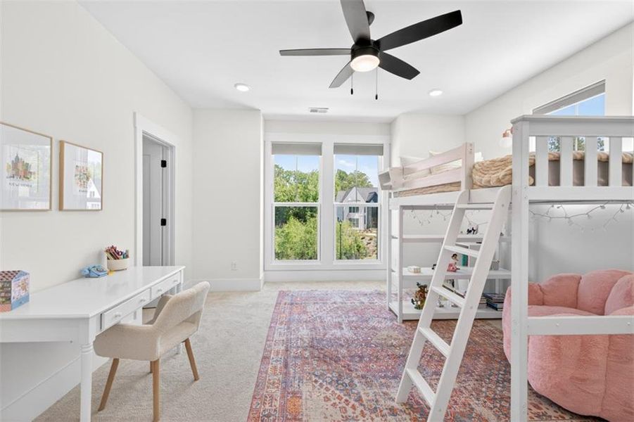 Furnished interior view inside a new home in Town Farms, Peachtree Corners (Image 21).