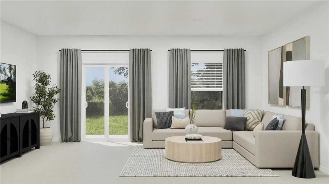 Furnished interior view inside a new home in , Alachua (Image 6).