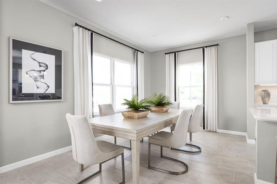 Furnished interior view inside a new home in Brooks Landing, Titusville (Image 4).