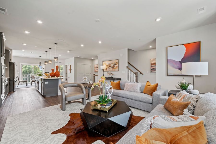 Representative furnished interior of a home built from the The Julianne by Stanley Martin Homes in Mayberry Village, Greenville (Image 3). Representative furnished interior of a home built from the The Julianne by Stanley Martin Homes in Mayberry Village, Greenville (Image 3).