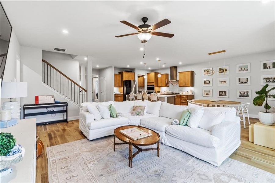 Furnished interior view inside a new home in Everton, Peachtree City (Image 30).