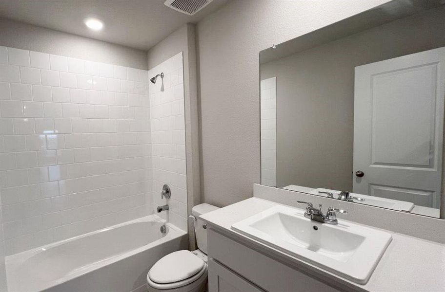 Furnished interior view inside a new home in Rosewood at Beltmill, Fort Worth (Image 9).