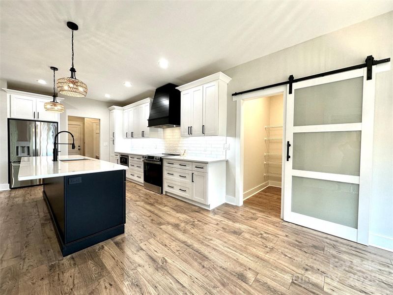 Dream Kitchen with Plenty of Storage and Walk-in Pantry