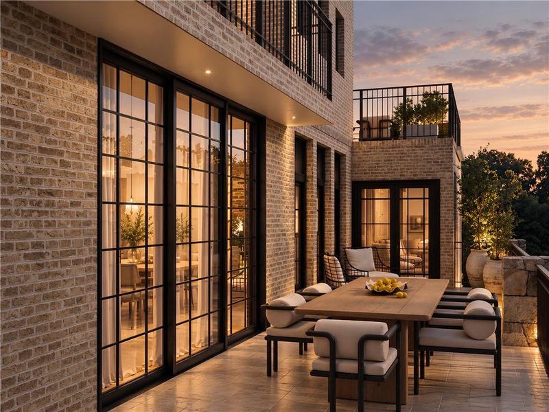 Exterior details and patio area of a home in , Alpharetta (Image 3).