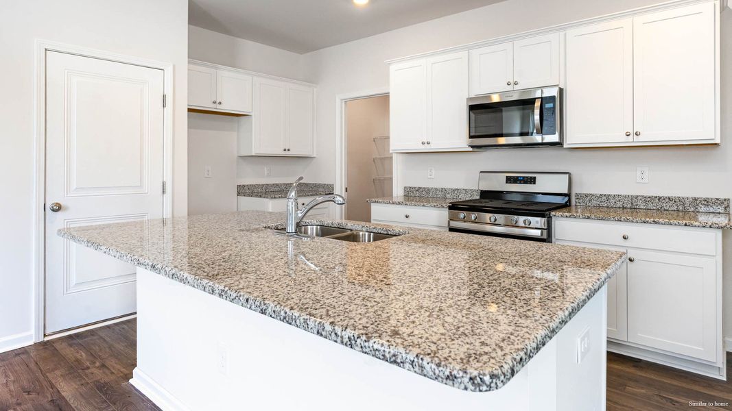 Furnished interior view inside a new home in Indigo Preserve, Leland (Image 5).