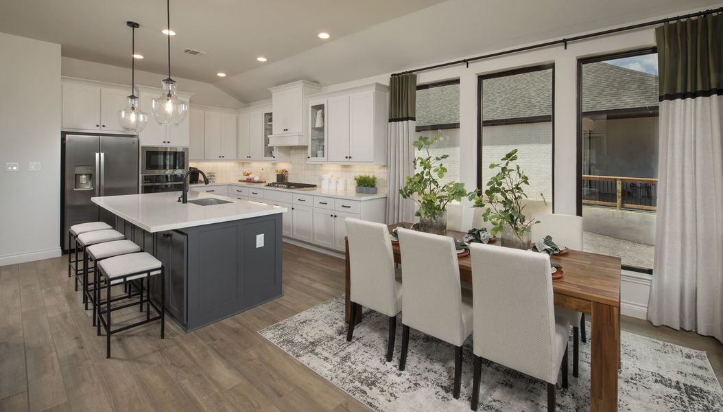 Representative furnished interior of a home built from the 2600E by Perry Homes in Veramendi, New Braunfels (Image 4). Representative furnished interior of a home built from the 2600E by Perry Homes in Veramendi, New Braunfels (Image 4).