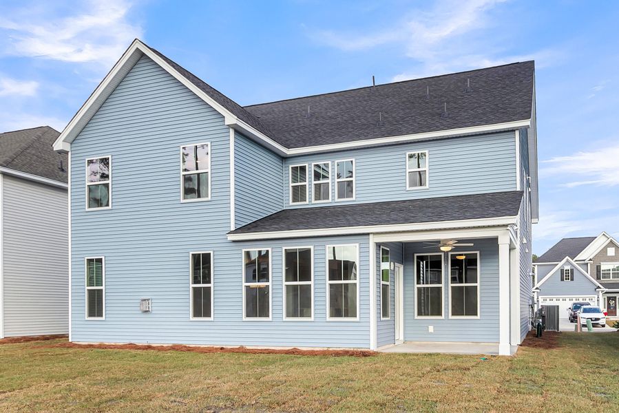 Exterior details and patio area of a home in Lochton, Summerville (Image 3).
