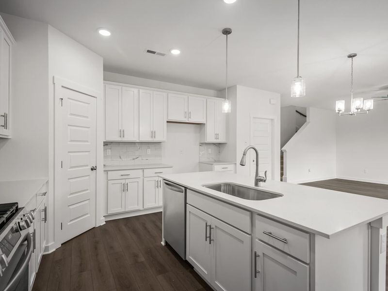 Furnished interior view inside a new home in Calista Farms, White House (Image 10).
