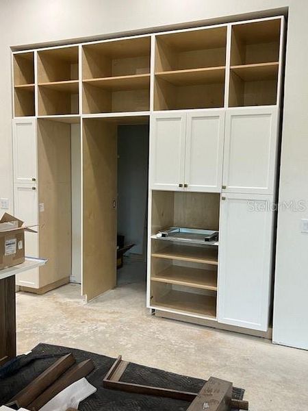 Hidden Pantry in Kitchen