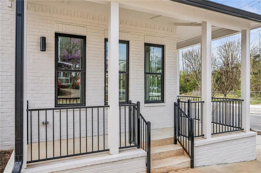 Exterior details and patio area of a home in , Atlanta (Image 36). Exterior details and patio area of a home in , Atlanta (Image 36).