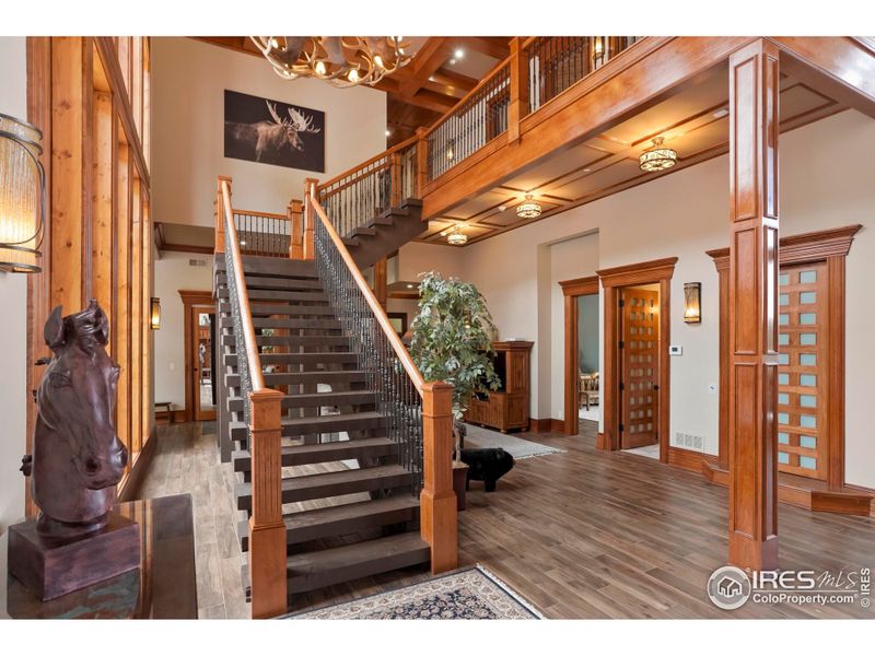 Furnished interior view inside a new home in , Estes Park (Image 20).