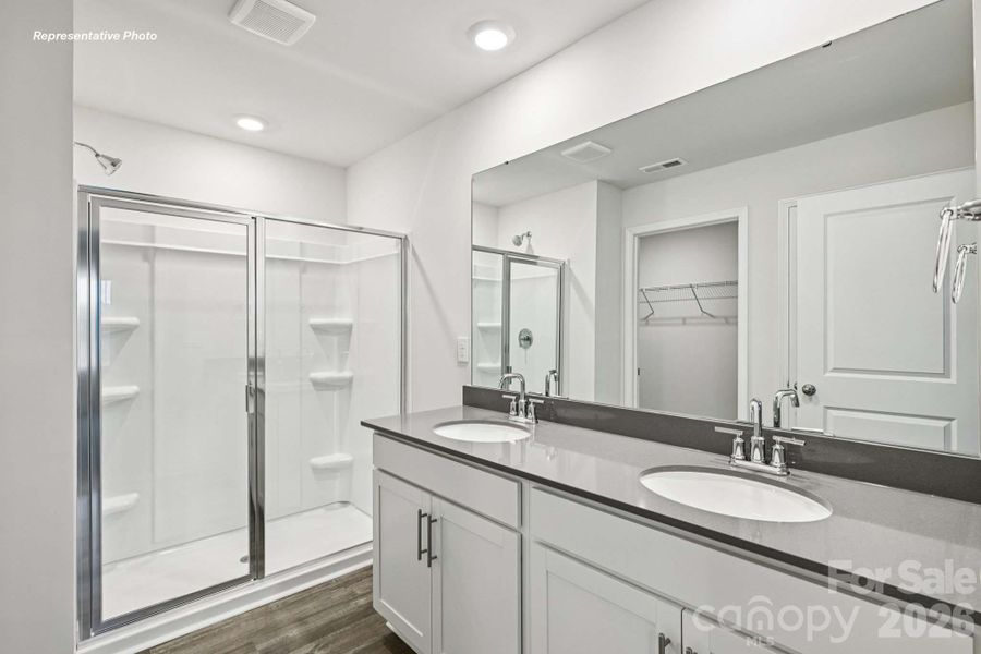 Furnished interior view inside a new home in The Hamptons at Hickory, Hickory (Image 7).