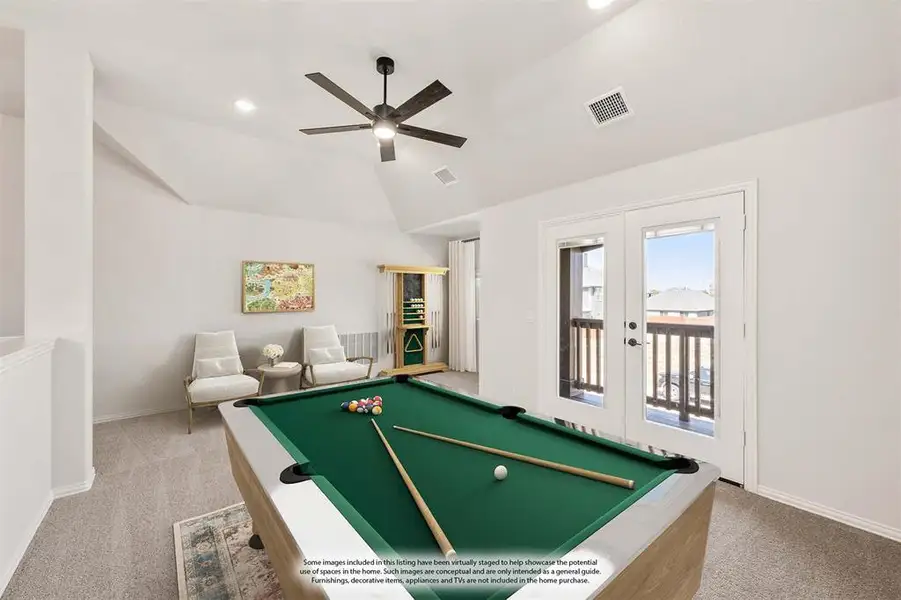 Furnished interior view inside a new home in Hulen Trails Classic 50, Fort Worth (Image 11). Furnished interior view inside a new home in Hulen Trails Classic 50, Fort Worth (Image 11).