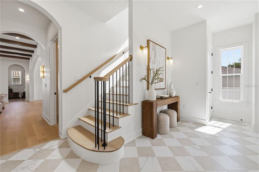 Furnished interior view inside a new home in , St. Petersburg (Image 18).