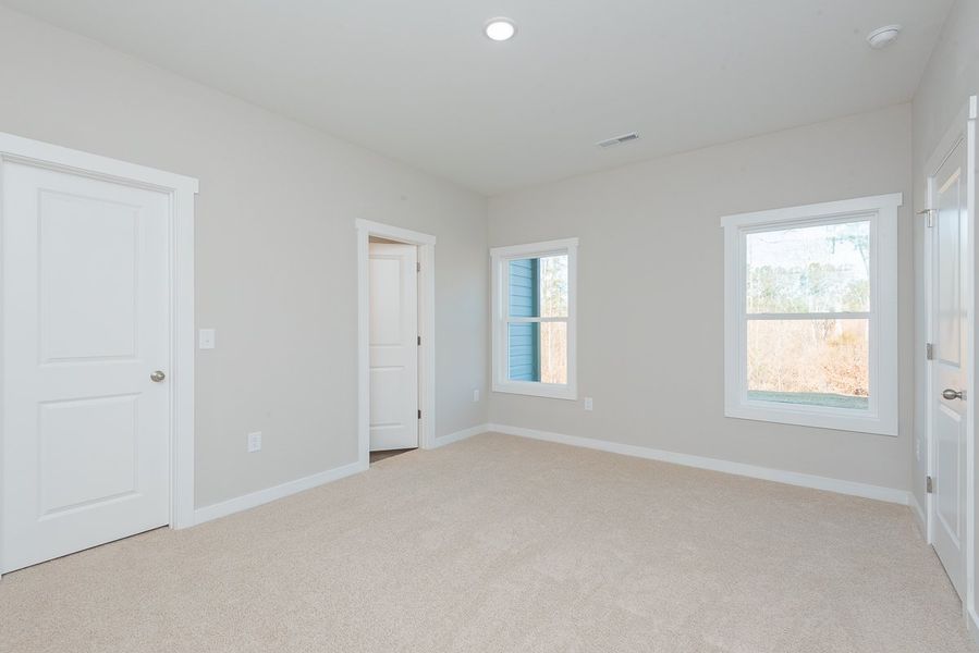 Representative unfurnished interior of a home built from the Dogwood by Foundation Home Builders LLC in Pinnix Loop, Burlington (Image 20). Representative unfurnished interior of a home built from the Dogwood by Foundation Home Builders LLC in Pinnix Loop, Burlington (Image 20).