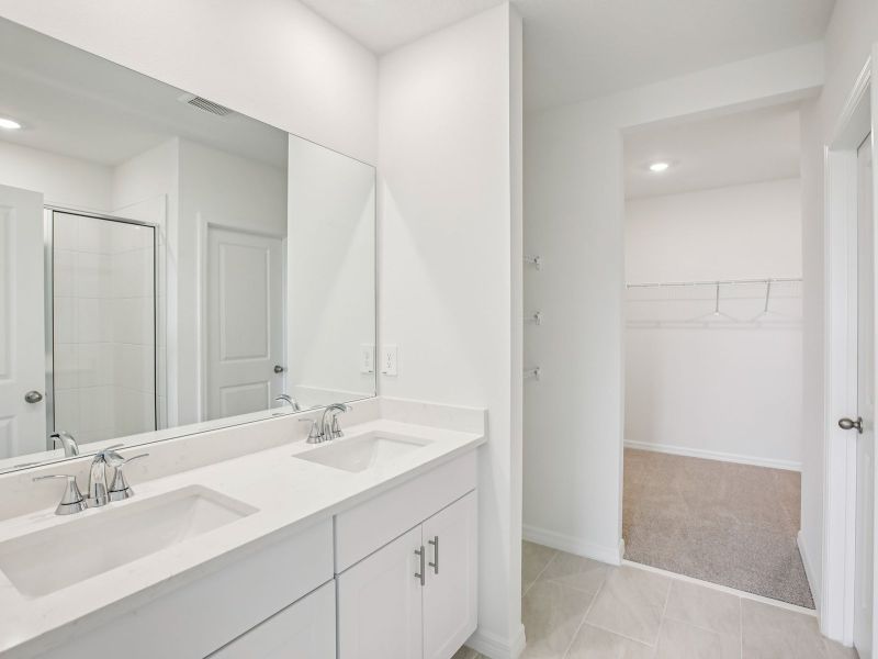 Furnished interior view inside a new home in Two Rivers - Classic Series, Zephyrhills (Image 11). Furnished interior view inside a new home in Two Rivers - Classic Series, Zephyrhills (Image 11).