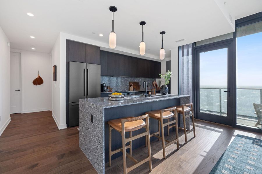 Furnished interior view inside a new home in , Austin (Image 5).