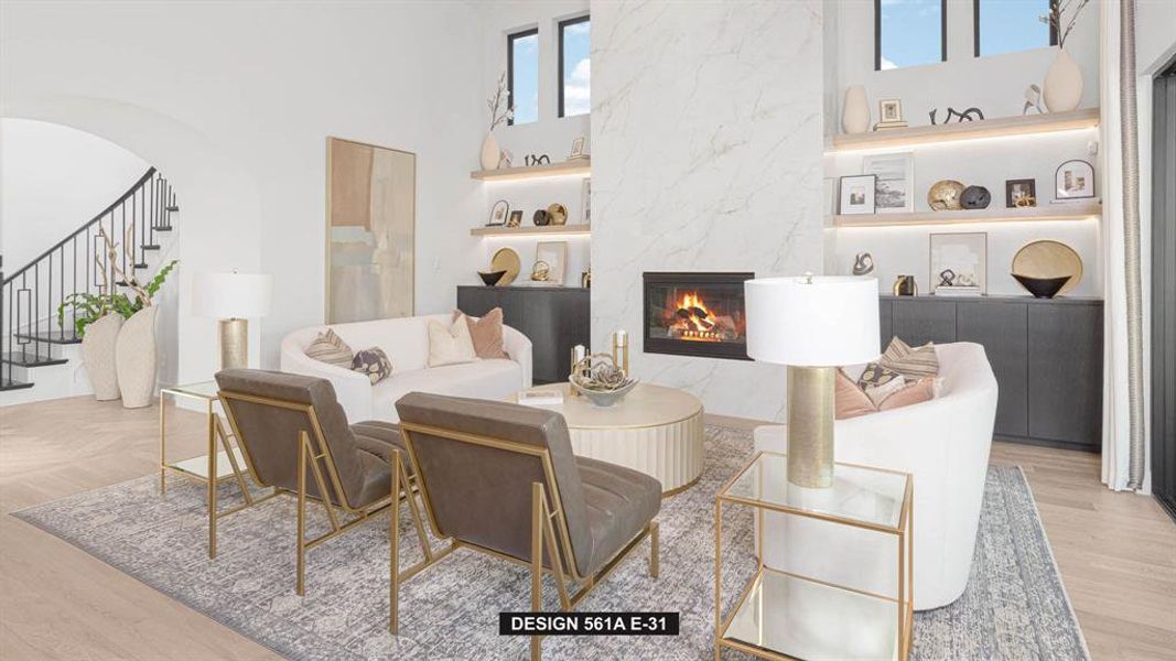 Furnished interior view inside a new home in , Frisco (Image 8).