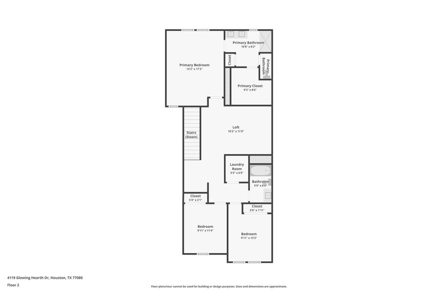 2D floor plan layout of this home in Pinewood Trails - City Series, Atascocita, TX (Image 3). 2D floor plan layout of this home in Pinewood Trails - City Series, Atascocita, TX (Image 3).