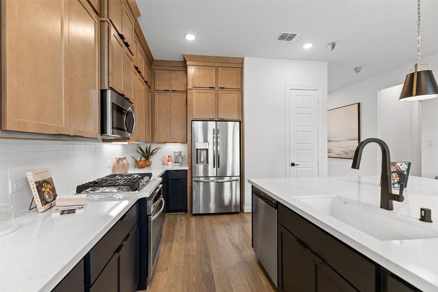 Furnished interior view inside a new home in Beamer Villas, Friendswood (Image 25).