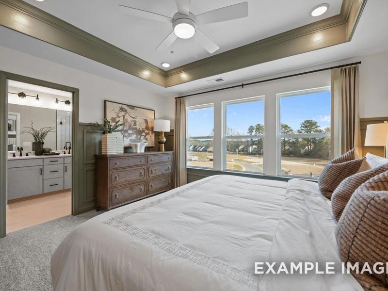 Furnished interior view inside a new home in Camden Park, Knightdale (Image 9).