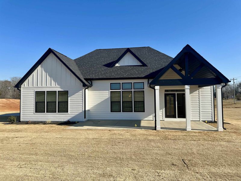 Exterior details and patio area of a home in Sky View, Columbus (Image 4).