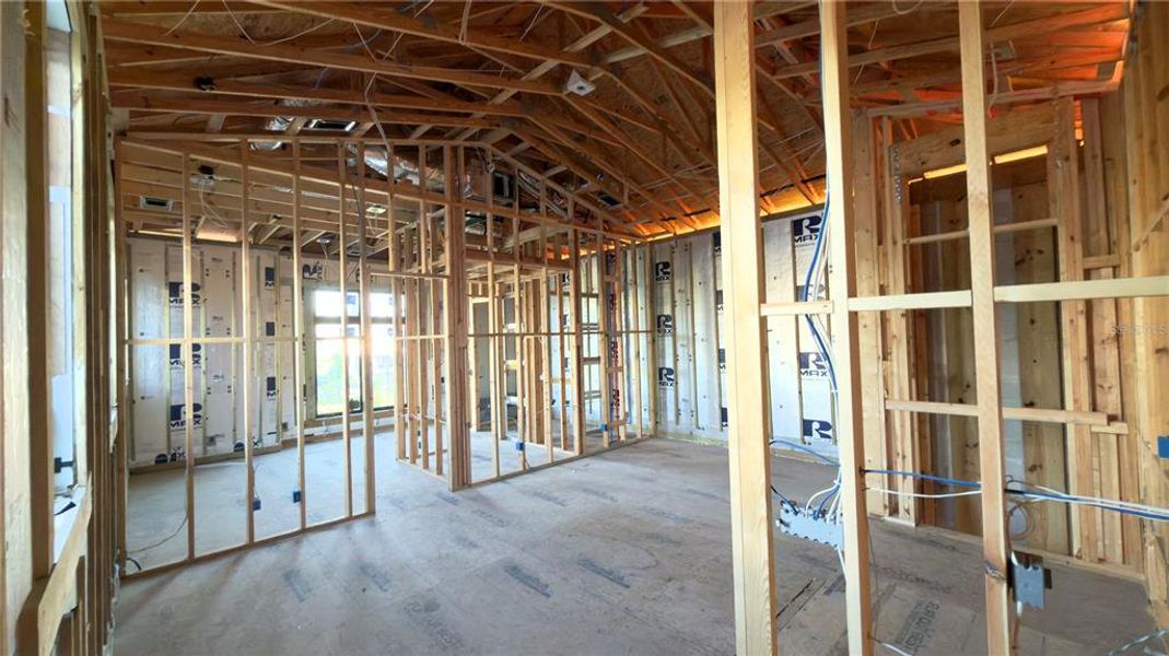 In-progress construction of a new home in , Sarasota, FL (Image 33).