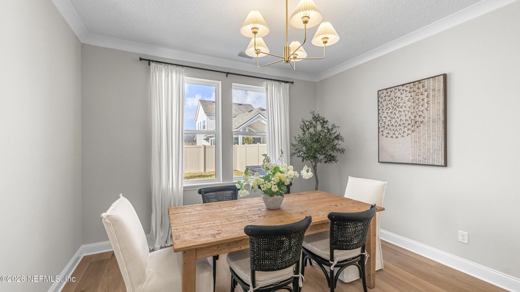 Furnished interior view inside a new home in Settler's Landing at Nocatee, Ponte Vedra (Image 26).