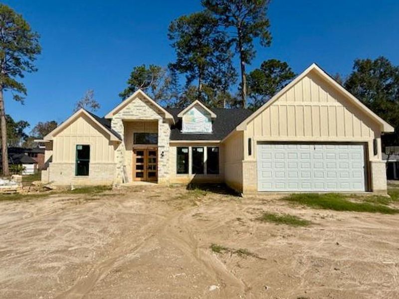 In-progress construction of a new home in , New Caney, TX (Image 30).