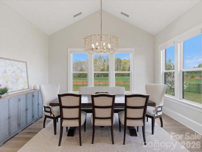 Furnished interior view inside a new home in Broadmoor at Marvin, Marvin (Image 18).