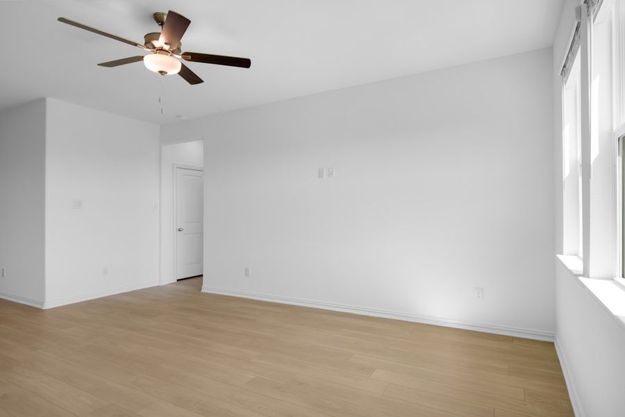 Spacious, unfurnished interior of a new home in River Ridge, Crandall (Image 26). Spacious, unfurnished interior of a new home in River Ridge, Crandall (Image 26).