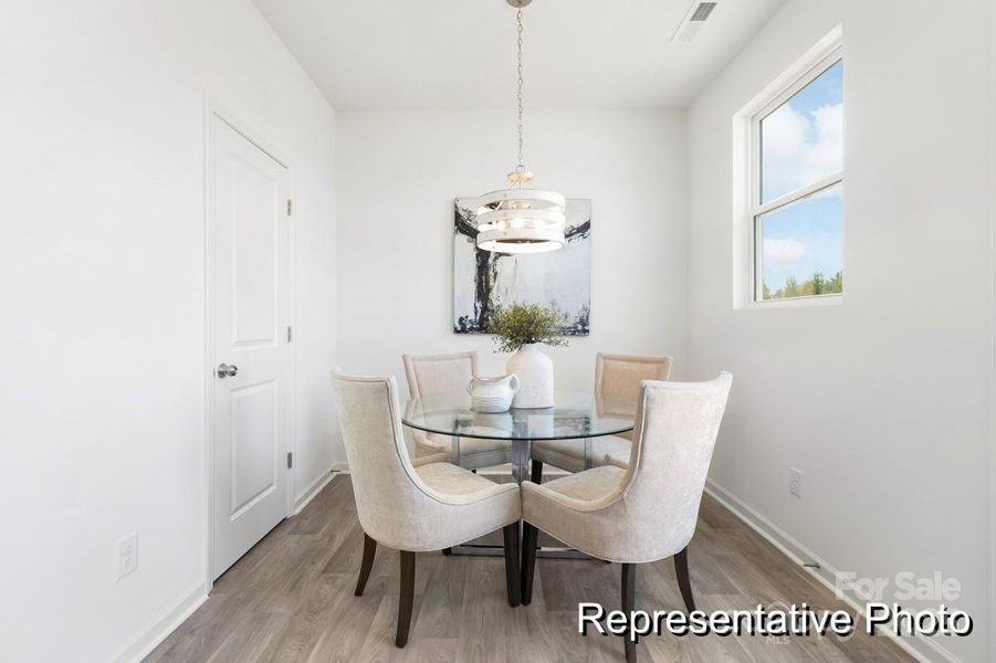 Furnished interior view inside a new home in , Charlotte (Image 3). Furnished interior view inside a new home in , Charlotte (Image 3).