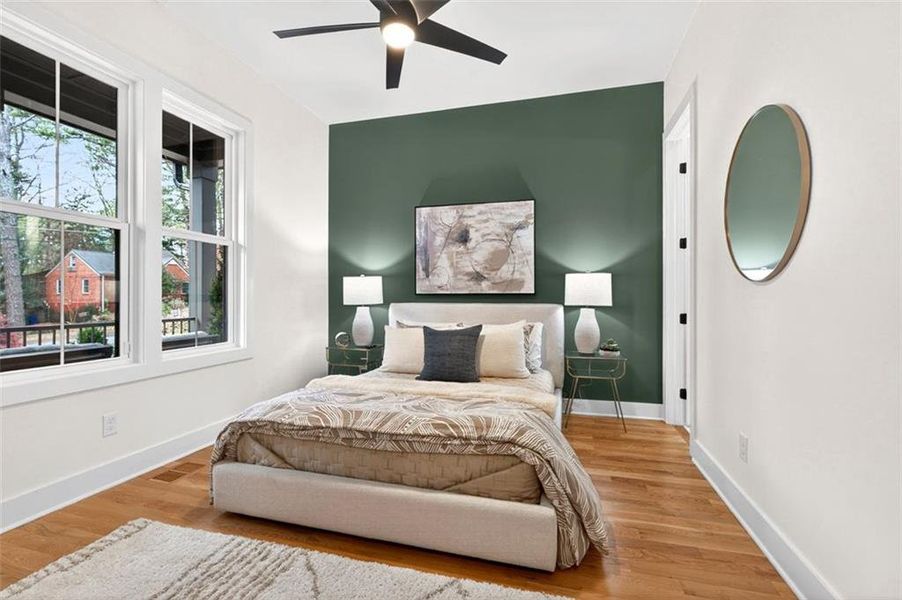 Furnished interior view inside a new home in , Decatur (Image 40).