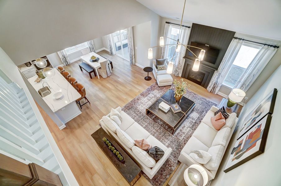 Representative furnished interior of a home built from the Roanoke by Caruso Homes in Sauls Landing, Zebulon (Image 33). Representative furnished interior of a home built from the Roanoke by Caruso Homes in Sauls Landing, Zebulon (Image 33).