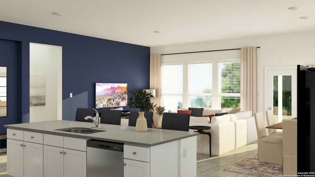 Furnished interior view inside a new home in Brookmill: Brookstone II Collection, San Antonio (Image 11). Furnished interior view inside a new home in Brookmill: Brookstone II Collection, San Antonio (Image 11).