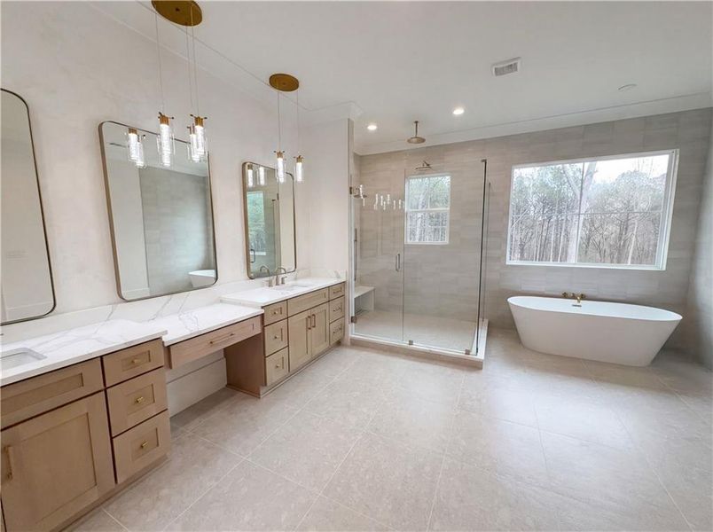 Furnished interior view inside a new home in , Bethlehem (Image 8).