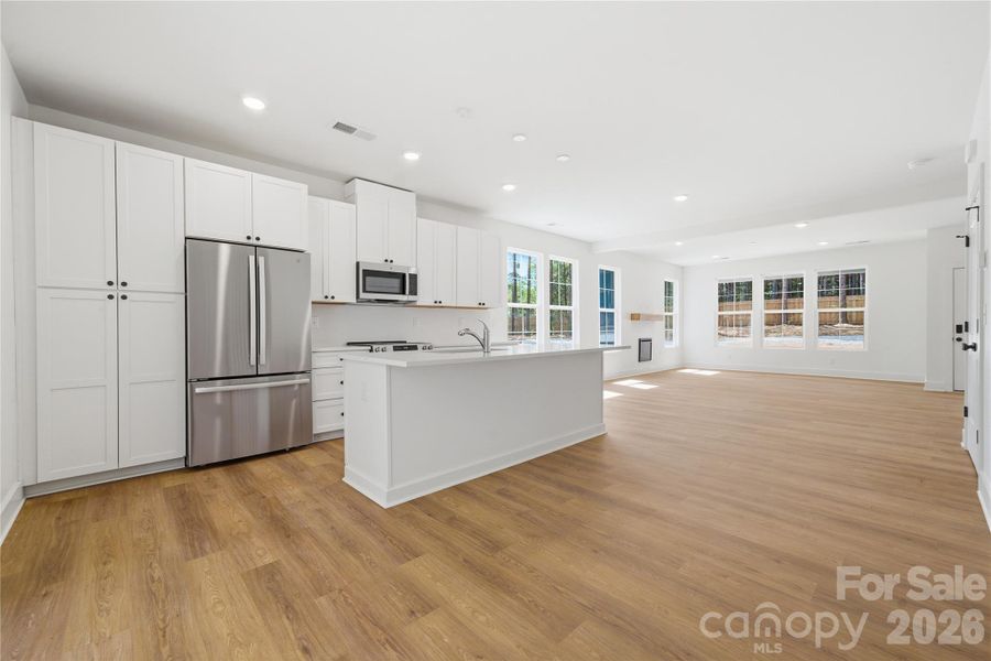 Furnished interior view inside a new home in , York (Image 10).